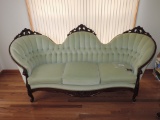 Ornate Carved Victorian Sofa