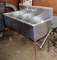 3 Bay Stainless Steel Sink with Faucet Attachment