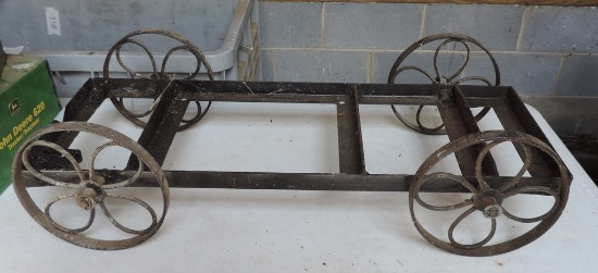 4 Wheel Metal Trolley