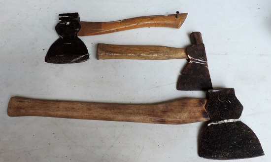 (3) Antique Hatchets