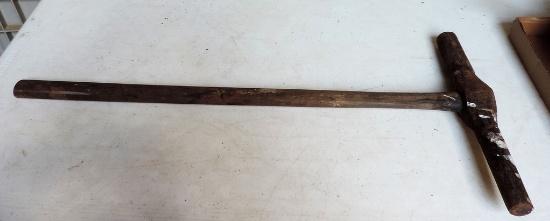 Unsigned Railroad Spike  Hammer