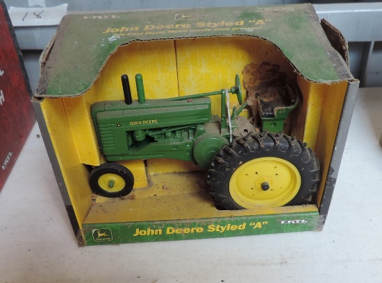 Vintage John Deere Styled A Tractor