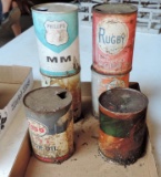 Lot of (6) Vintage Oil Cans