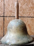 Huge Brass School Bell