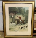 Early Hand Colored Victorian Lithograph