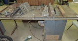 Steel Table Saw with Holding Frame
