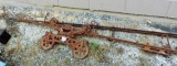Antique Hay Trolley with Track