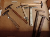 (7) Antique Tack Hammers