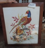 Vintage Pheasant Framed Artwork