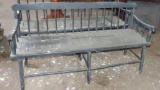 Antique Wooden Porch/Deacons Bench