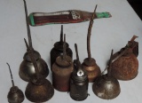 Lot of Vintage Oil Cans