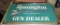 Vintage Remington Plastic Gun Dealer Sign