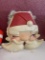 Blow Mold Winking Santa Face Vintage