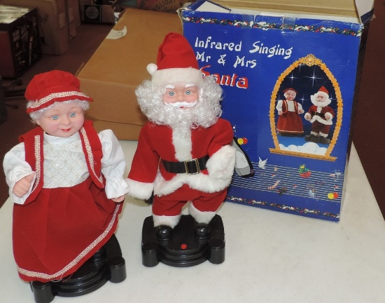 Singing Mr. and Mrs. Santa Claus