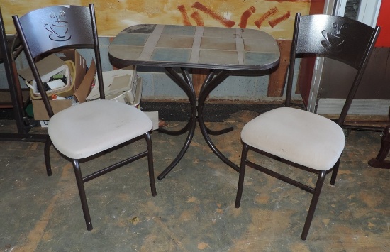 Coffee Table with Two Chairs