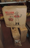 Three Nelson Adjustable Bar-Be-Cue Grills … Model 116