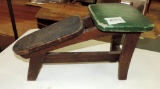 Antique Wooden Shoe Bench