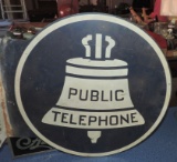 Public Telephone Sign Flange