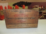 Western World Champion Ammunition Wooden Box