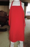 Lot of Red Bib Aprons