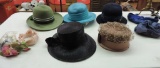 Lot of Vintage Hats in Sally's and other Boxes