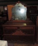 Antique Dresser with Mirror