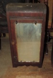 Wooden Medicine Cabinet with Mirrored Front