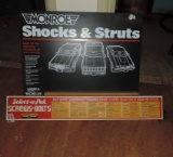 Monroe Shocks and Struts Sign and Western Auto Screw and Bolt Sign