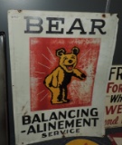 Metal Bear Alignment Sign