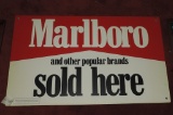 Double-Side Marlboro Cardboard Sign