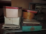 Hat Box Lot and 1977 Newton-Conover Phone Book