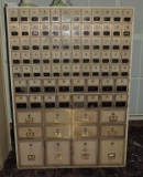 Section of Post Office Boxes