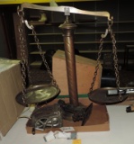 Pair of Decorative Scales and Magnifier
