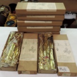 Seven Boxes of Large Decorative Chandeliers