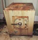 Large Heavy Duty Antique Safe