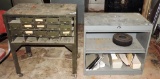 Lot of (2) Vintage Filing Cabinets