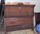 Antique Full Size Oak Bed