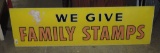 Plastic Family Stamps Sign