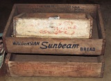 (3) Wooden Advertising Crates