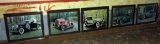 Five Antique Car Pictures