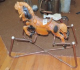 Vintage Spring Rocking Horse and Hedstorm Tricycle