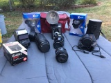 Box Lot Cameras, Lens & Accessories