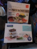 Farberware 10 Pc Bowl Set & 10 Pc Food Storage Set