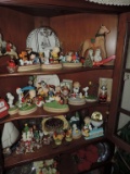 Maple Corner Hutch Full of Peanuts Christmas Items and More