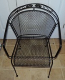 Black Wrought Iron Chair