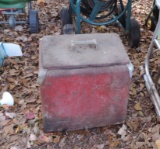 Antique Red Cooler
