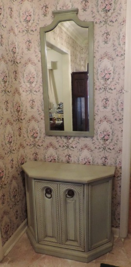 Foyer Cabinet and Mirror