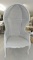 Gray Hooded Oversized Chair