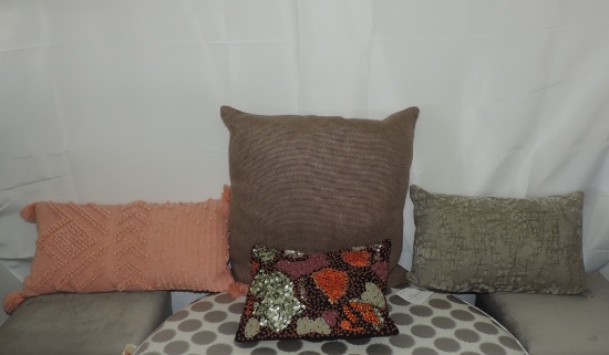 Lot of Three Pillows