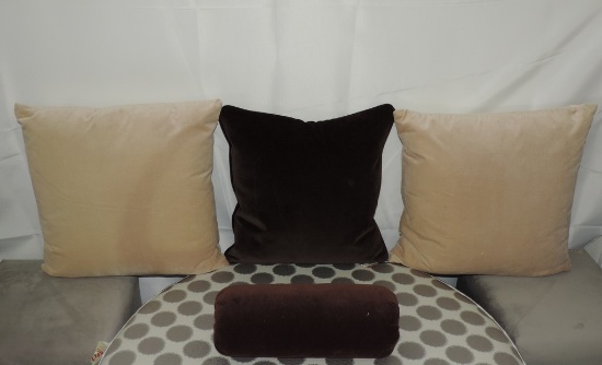 Lot of Four Pillows